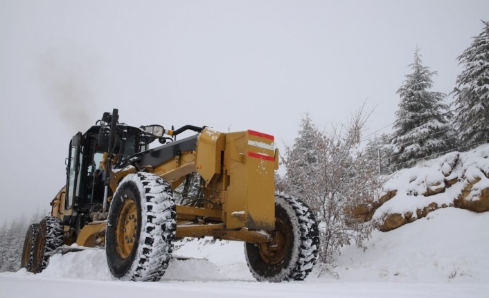 Elazığ’da kar, bir gecede 441 köy yolunu kapattı
