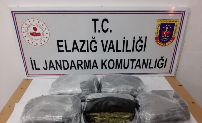 Ankara’ya gönderilen uyuşturucu Elazığ’da yakalandı