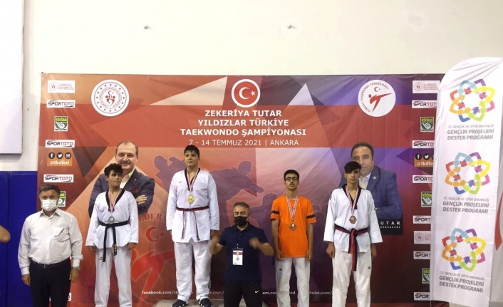 Türkiye Taekwondo Şampiyonasında Elazığlı sporcu 3’üncü oldu