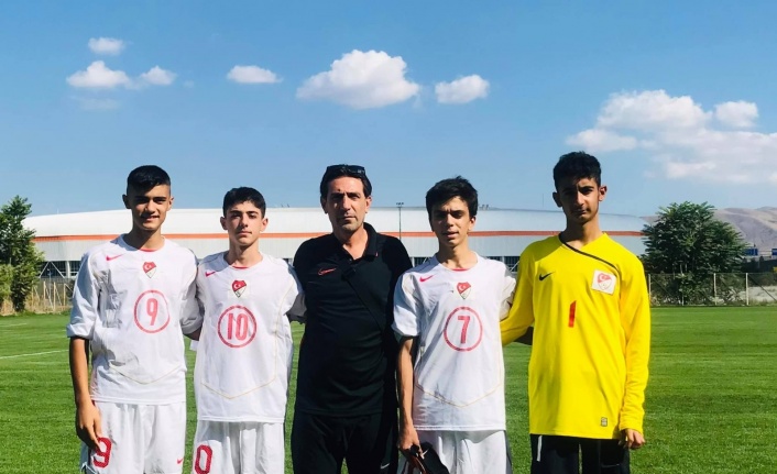 Elazığ’dan 6 futbolcu 15 yaş altı milli takım bölge seçmelerine katıldı
