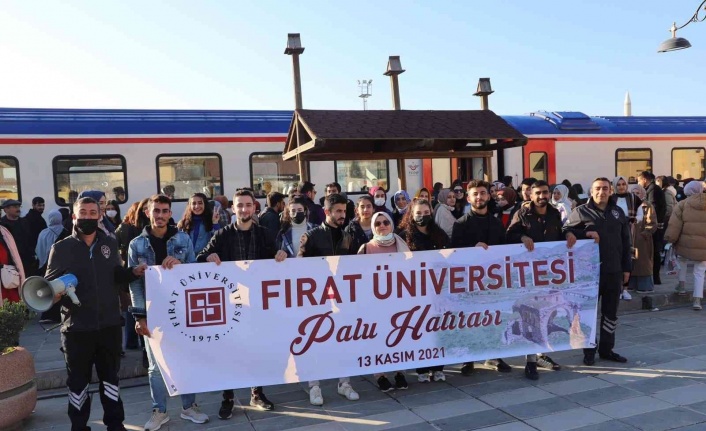 Fırat Üniversitesi’nden tren yolculuğu ve Palu gezisi
