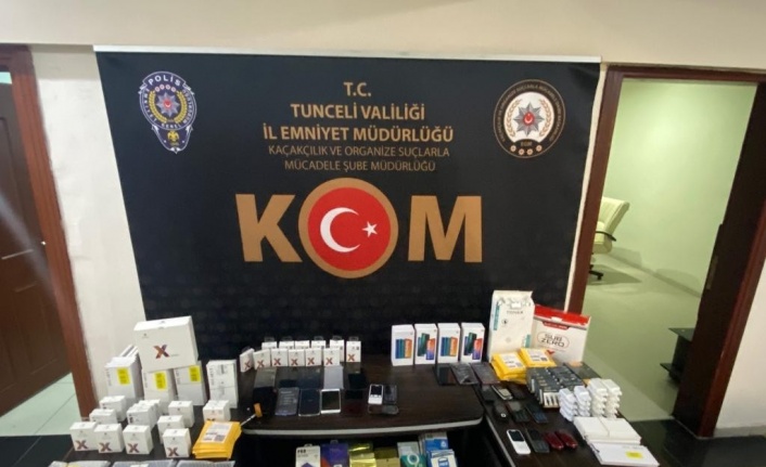 Tunceli’de kaçakçılık operasyonu: 4 gözaltı