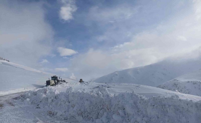 Elazığ’da kar yağışı nedeni ile 26 köy yolu ulaşıma kapandı