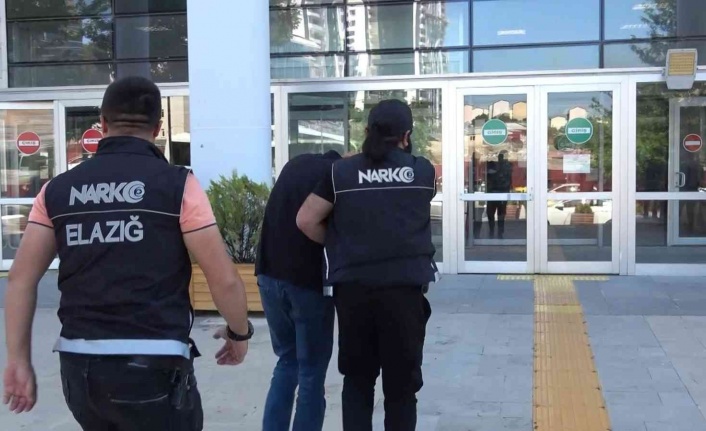 Elazığ’da uyuşturucu madde satan şüpheli tutuklandı