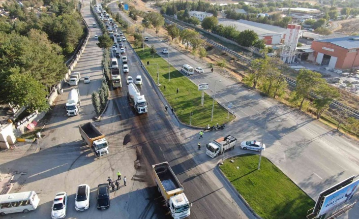 Elazığ’da dron destekli şok trafik denetimleri devam ediyor