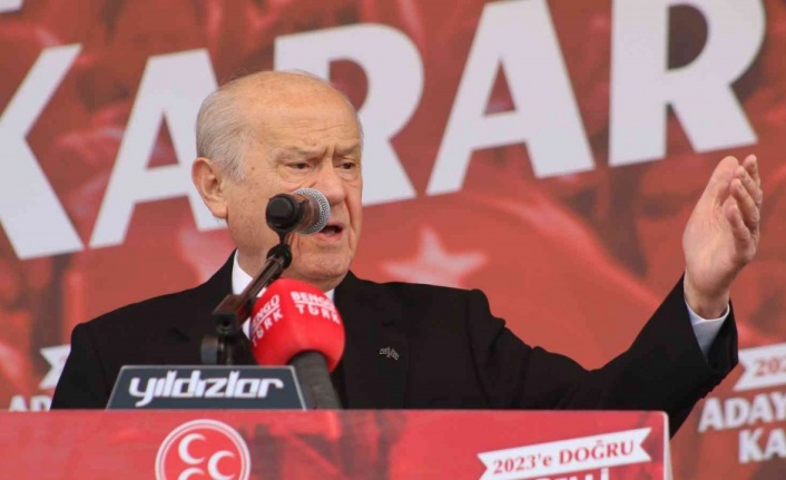 MHP Genel Başkanı Bahçeli: “Cumhurbaşkanı adayımız Recep Tayyip Erdoğan’dır”