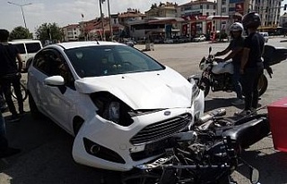Elazığ’da otomobilin çarptığı motosiklet sürücüsü...