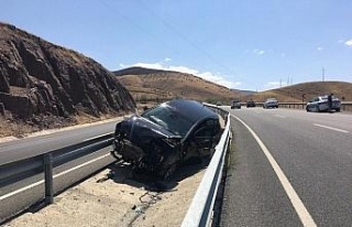 Elazığ’da trafik kazası: 1 ağır yaralı