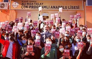 CHP Elazığ İl Başkanı Duran, öğrencilere Nutuk...