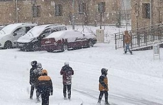 Elazığ’da okullara kar tatili