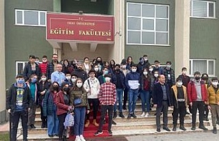 Öğrenciler Fırat Üniversitesini gezdi
