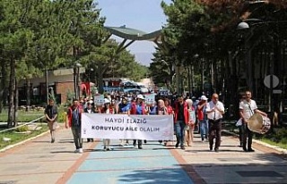 Elazığ’da 30 Haziran Koruyucu Aile Günü yürüyüşü...